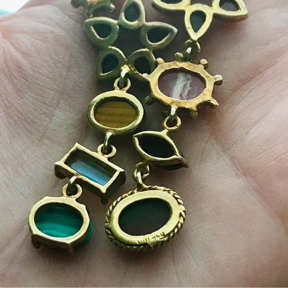 Boho Made in India Free People Gemstone Earrings - Picture 3 of 3